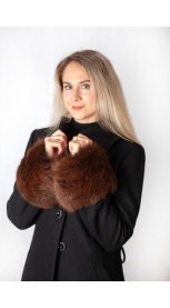 Brown Fox Fur Cuffs